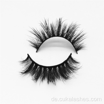 100% echte Nerz -Wimpern 15mm Nerzfell Wimpern